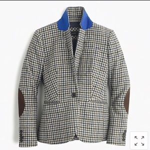 J Crew Campbell Houndstooth Blazer Multicolor